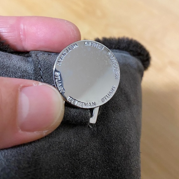 Stuart Weitzman Coinage Grey Slouch Boot - Picture 4 of 9